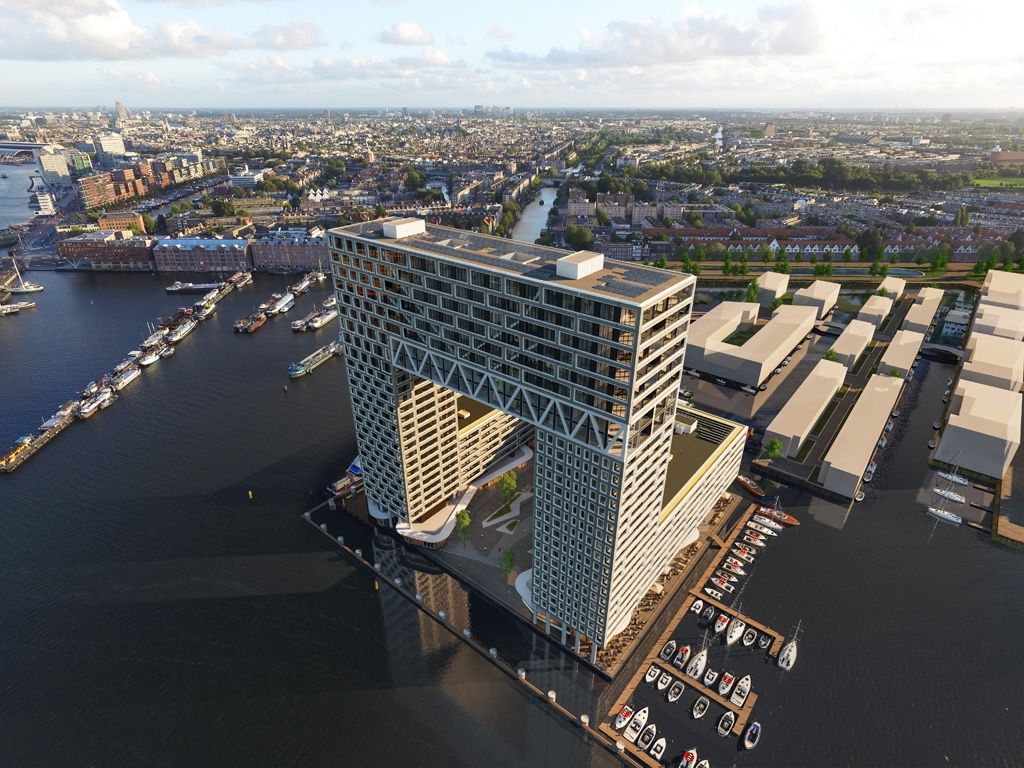 Nieuwbouwproject Pontsteiger in Amsterdam