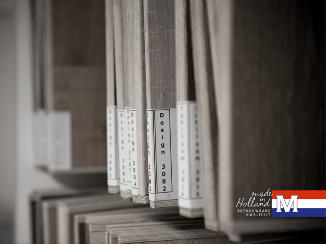 Houten vloer brede planken