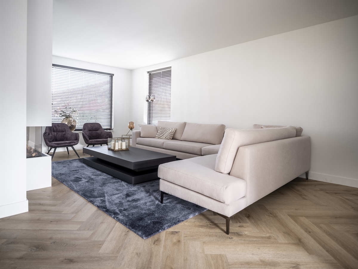 naturel eiken visgraat pvc sfeer