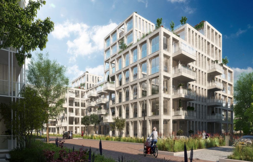 Nieuwbouwproject The Cube in Amsterdam aan het IJ