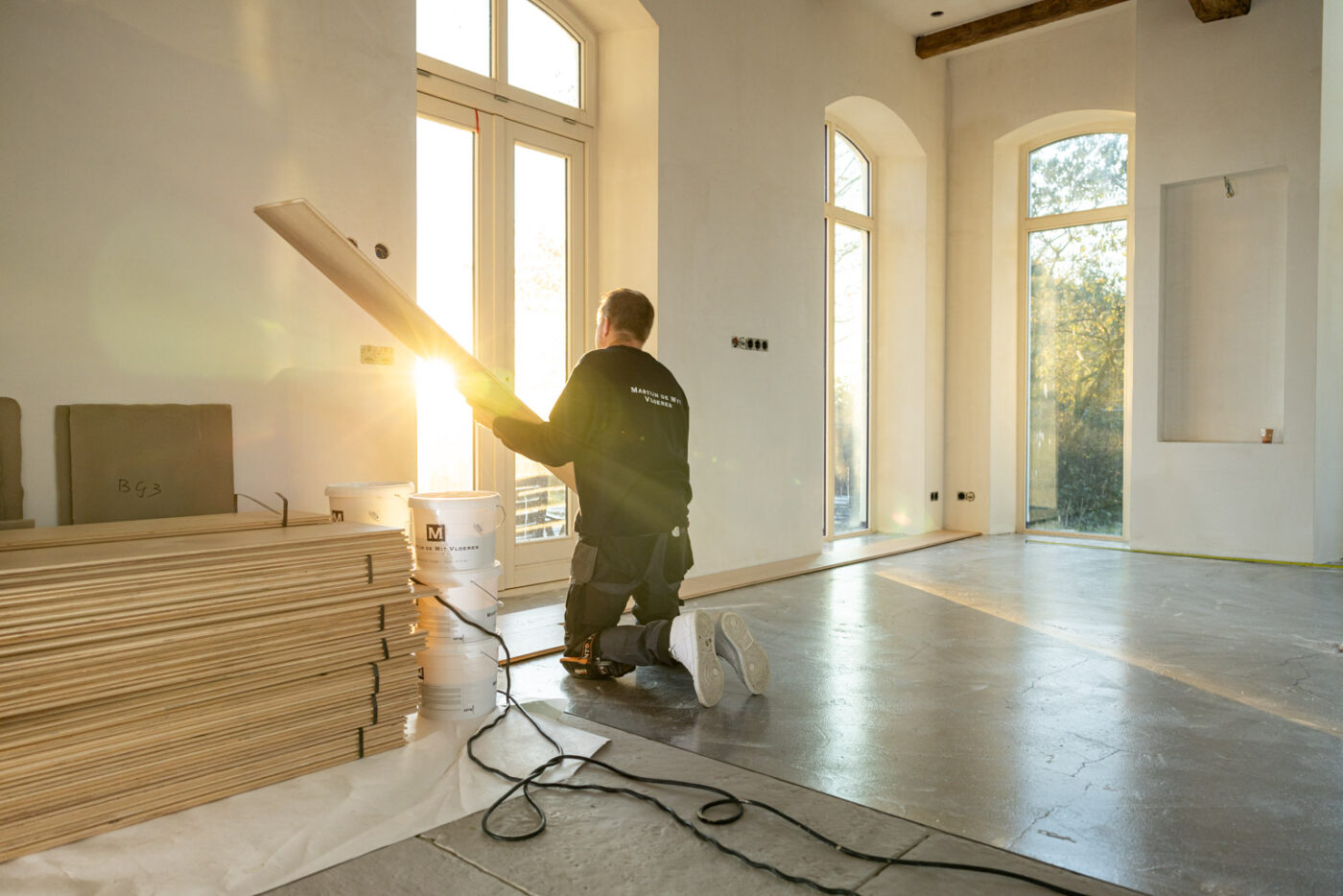 Houten Vloer – Brede Plank Eiken Hout - Landhuis Schagen 1 Houten Vloer – Brede Plank Eiken Hout - Landhuis Schagen 1