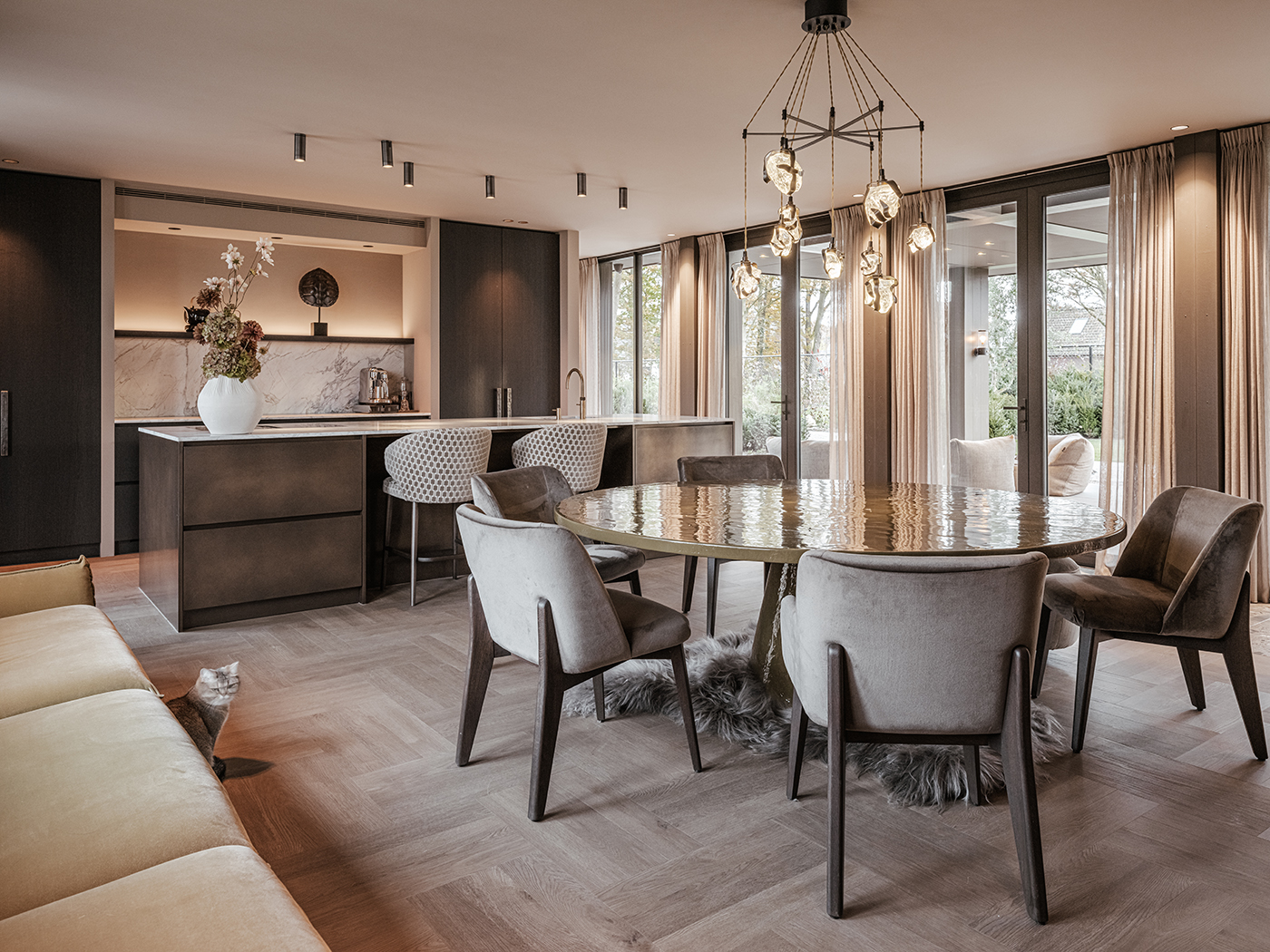 PVC Vloer - Elleboog Visgraat - Particuliere Villa